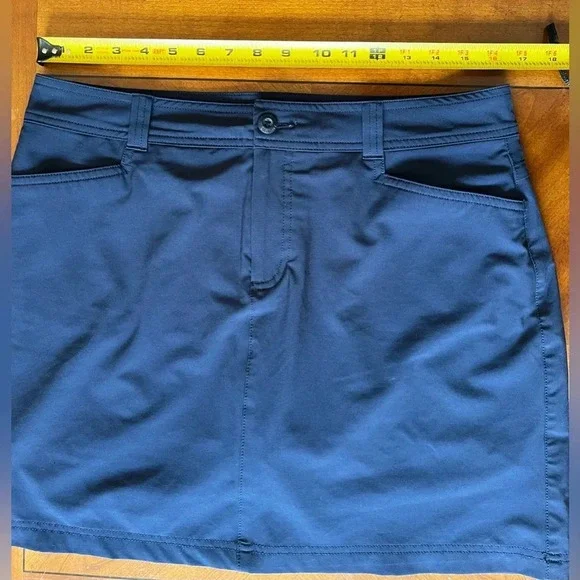 Skort-Eddie Bauer Navy Sport Skort Size 10 - Picture 11 of 12